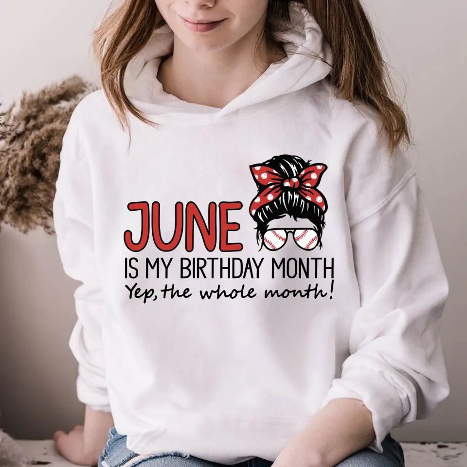 June Birthday Shirt, Custom Birthday Shirt, Queens was Born In June, June Birthday Shirts For Woman, June Birthday Gifts, Baseball Lovers