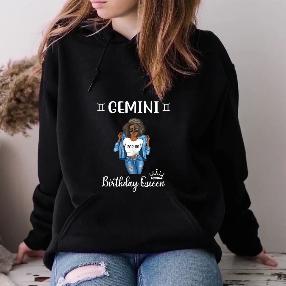 Personalized Birthday Shirts, Zodiac T Shirt, Zodiac Signs Shirt, Gemini Birthday T Shirt, Custom Birthday Gifts