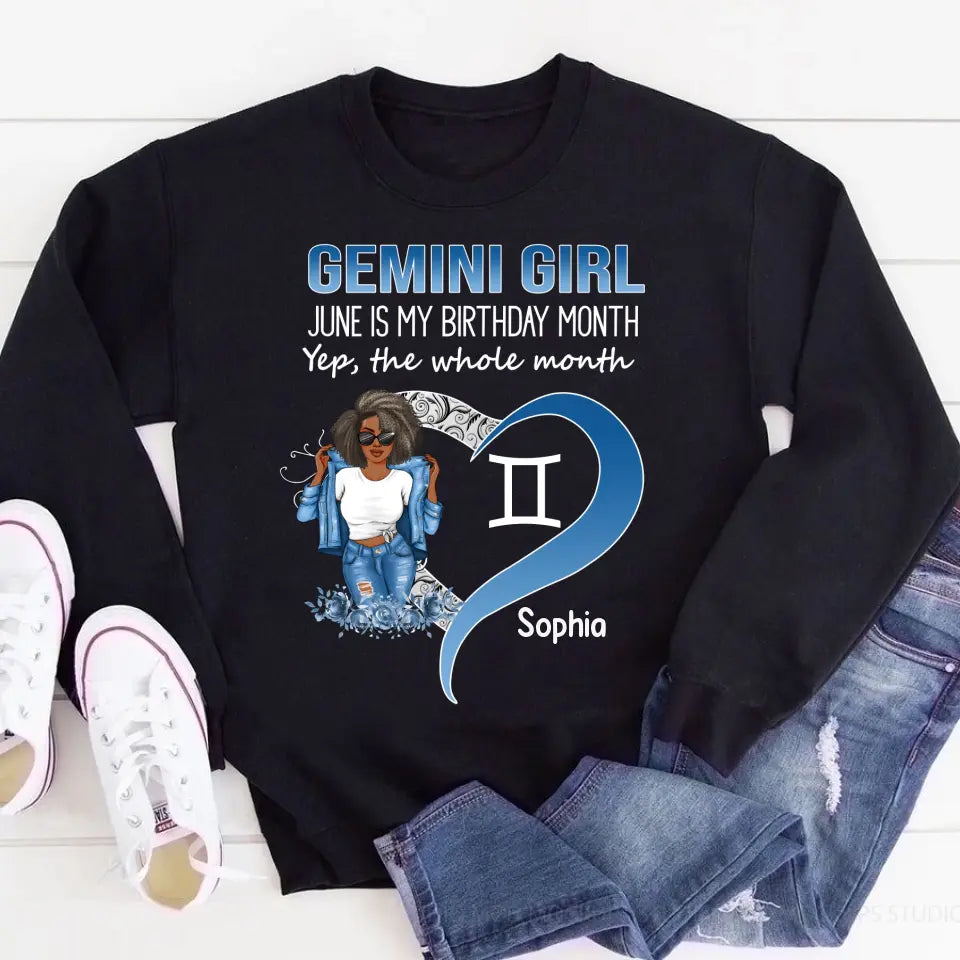 Personalized Birthday Shirts, Zodiac T Shirt, Zodiac Signs Shirt, Gemini Birthday T Shirt, Custom Birthday Gifts