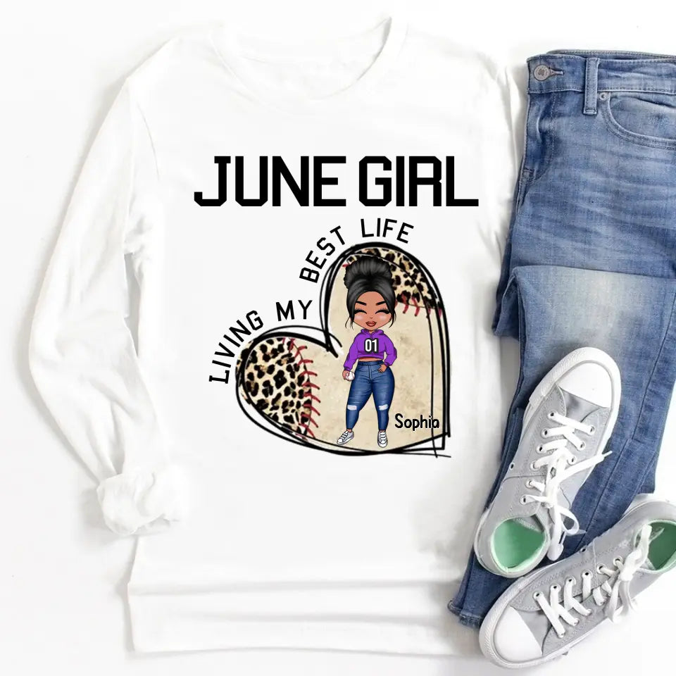 June Birthday Shirt, Custom Birthday Shirt, Queens Born In June, June Birthday Gifts, June Shirts For Woman, Baseball Lover