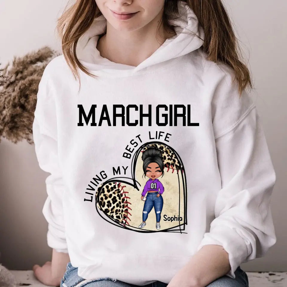 March Birthday Shirt, Custom Birthday Shirt, Queens Born In March , March  Birthday Gifts, March Shirts For Woman, Baseball Lover