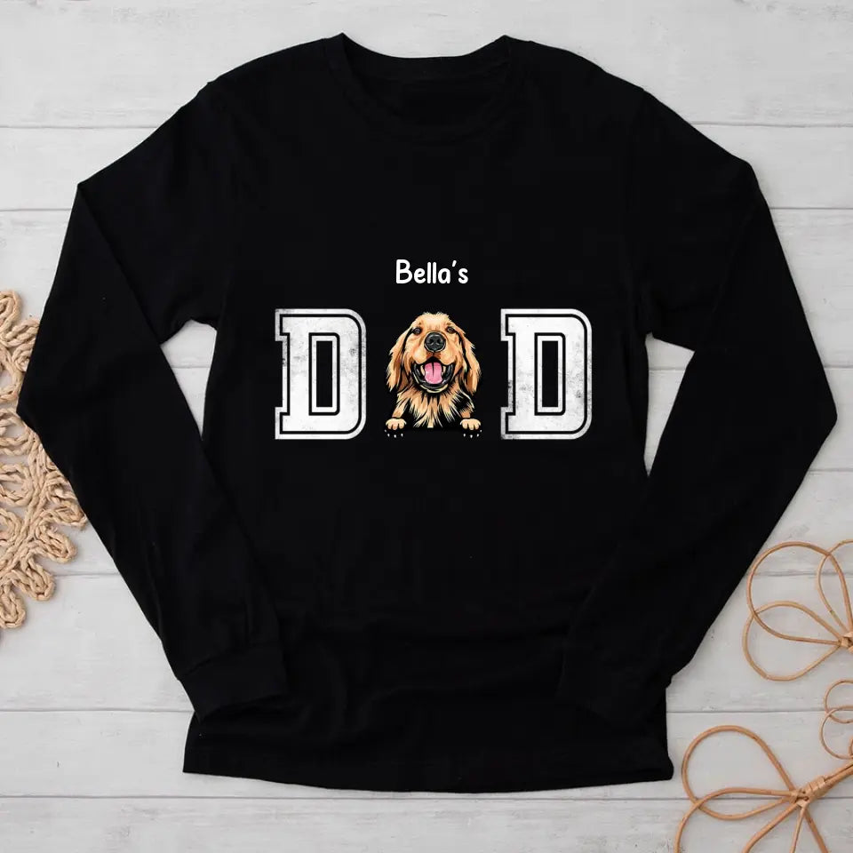 Happy Father&#39;s Day To The World&#39;s Best Dog Dad Ever Personalized Shirt, Personalized Father&#39;s Day Gift for Dog Lovers, Dog Dad