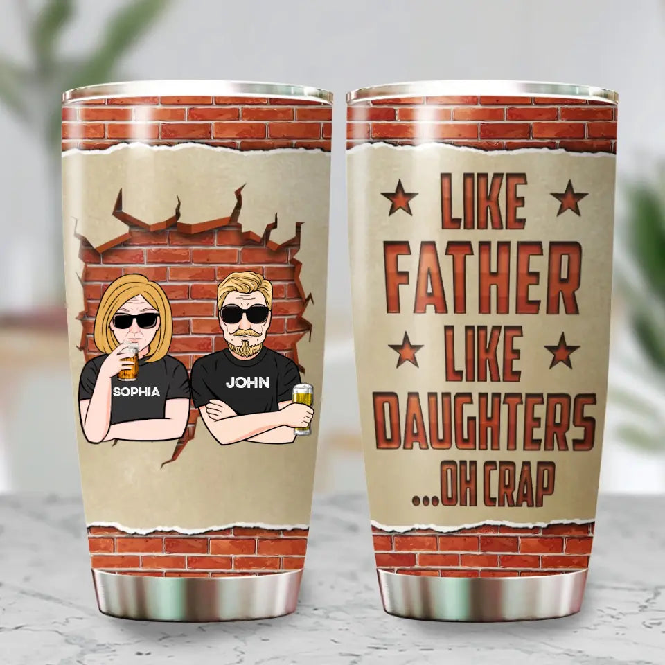 Personalized Tumblers, Dad Tumbler, Happy Father‘s Day, Wine Cups With Lids, Father Day Gift, Tumbler 20oz