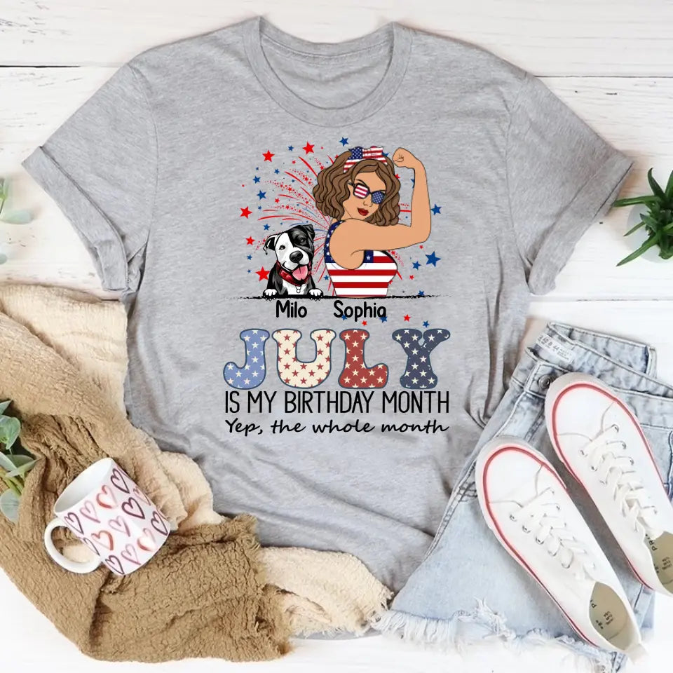 July Birthday Shirt, Custom Birthday Shirt, Queens Born In July, July Birthday Shirts For Woman, July Birthday Gifts