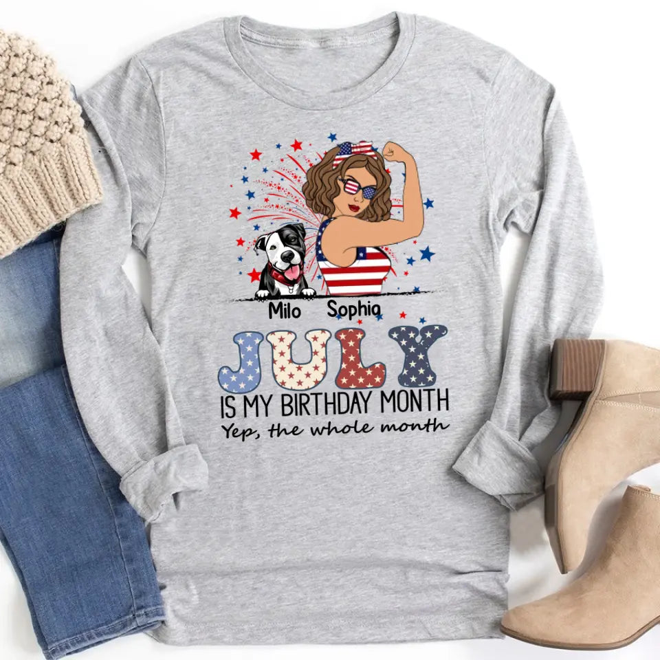 July Birthday Shirt, Custom Birthday Shirt, Queens Born In July, July Birthday Shirts For Woman, July Birthday Gifts