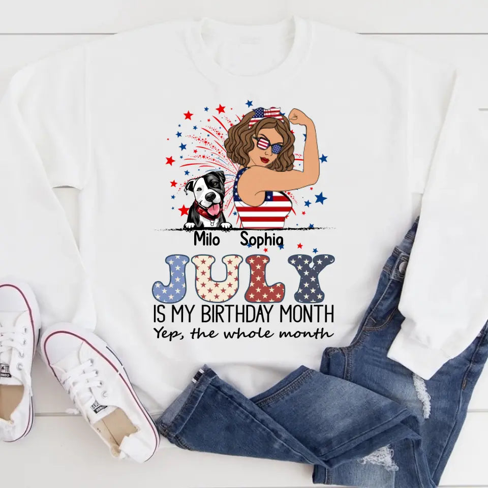 July Birthday Shirt, Custom Birthday Shirt, Queens Born In July, July Birthday Shirts For Woman, July Birthday Gifts