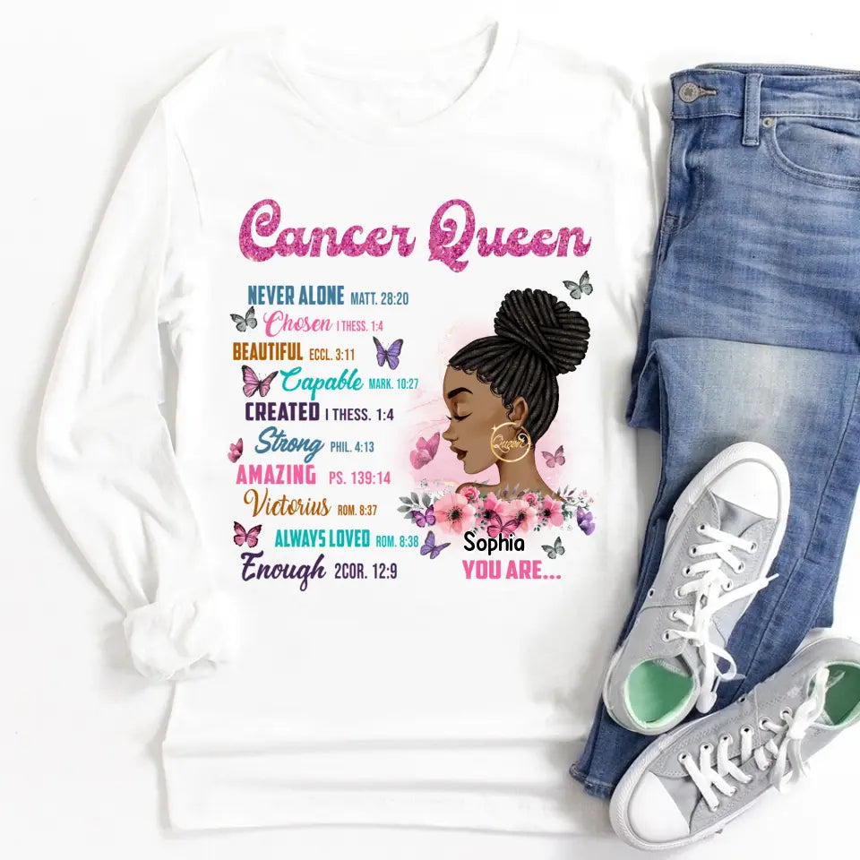 Custom Birthday Shirt, Cancer Zodiac t shirt, Cancer Birthday shirt, Cancer t shirts for ladies, Cancer queen t shirt, Cancer Queen Birthday shirt