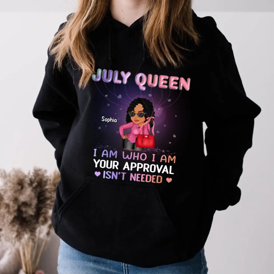 July Birthday Shirt, Custom Birthday Shirt, Queens Born In July, July Birthday Shirts For Woman