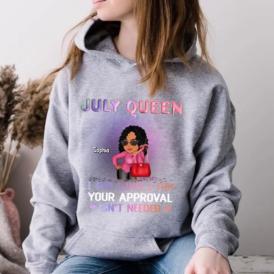 July Birthday Shirt, Custom Birthday Shirt, Queens Born In July, July Birthday Shirts For Woman