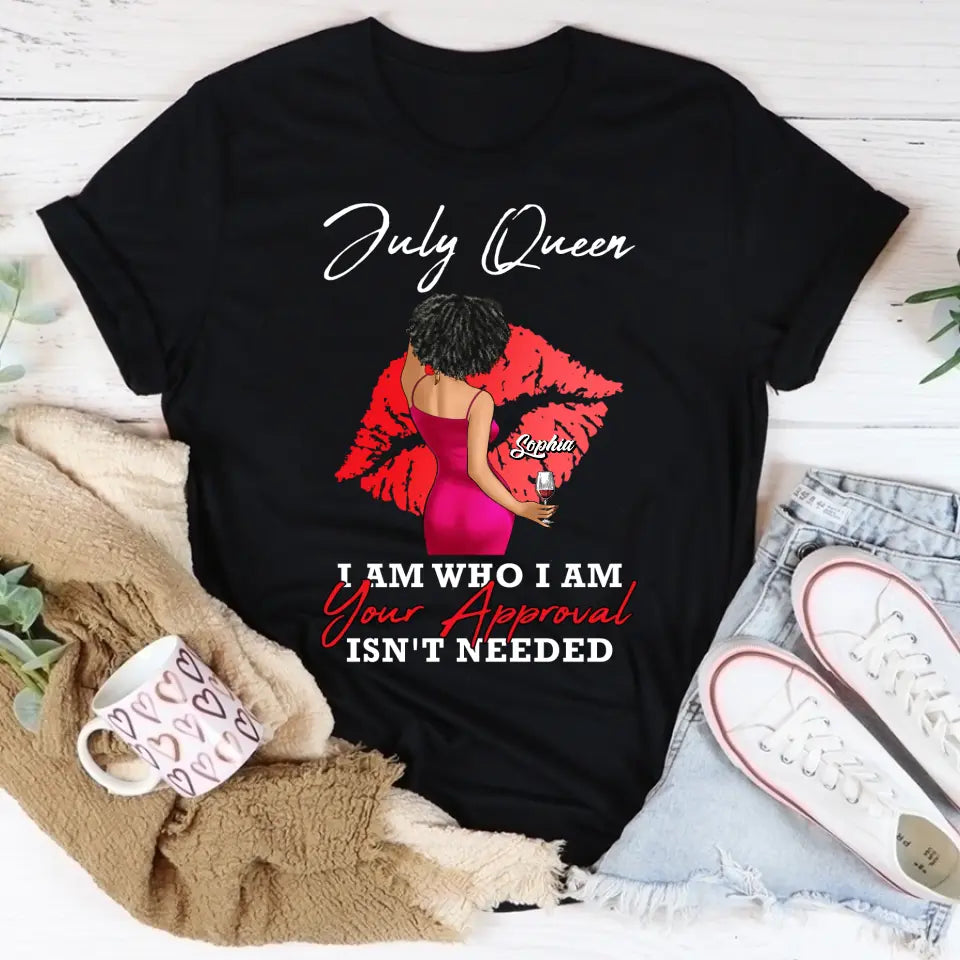 July Birthday Shirt, Custom Birthday Shirt, Queens Born In July, July Birthday Shirts For Woman