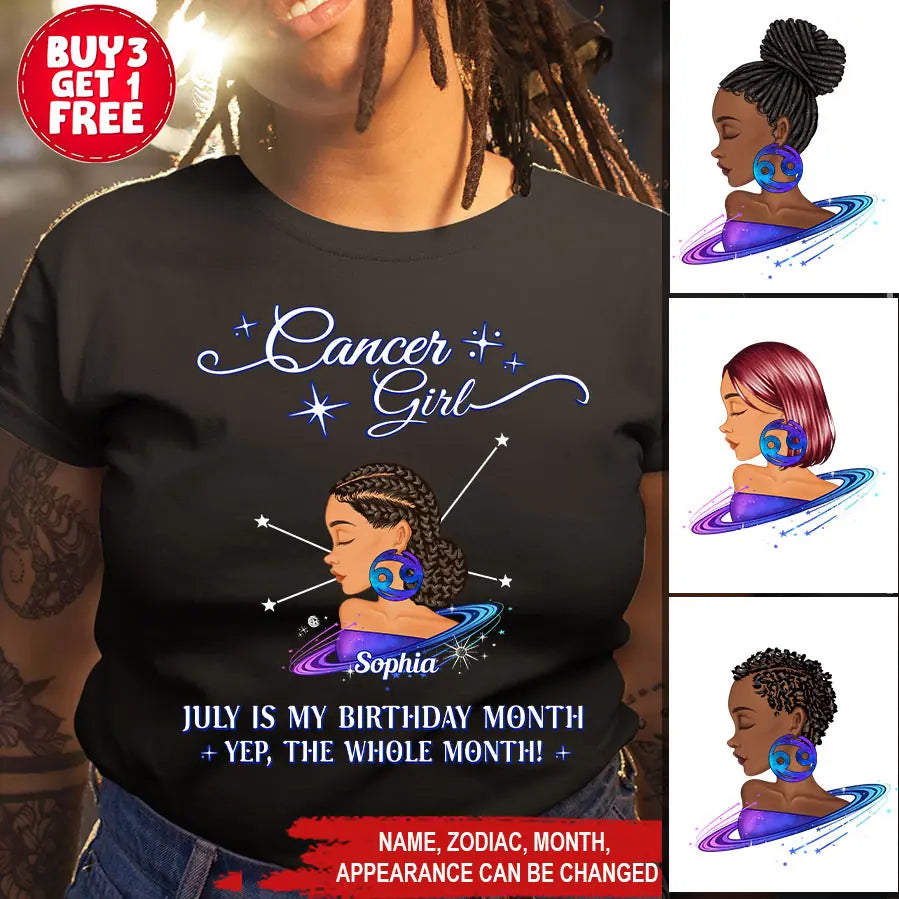 Custom Birthday Shirt, Cancer Zodiac T Shirt, Cancer Birthday Shirt, Cancer T Shirts For Ladies, Cancer Queen T Shirt