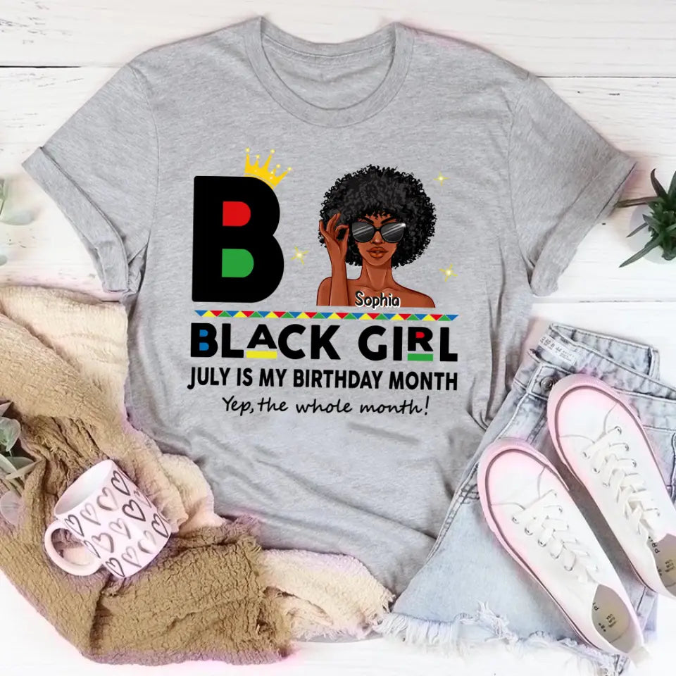 July Birthday Shirt, Custom Birthday Shirt, Queens Are Born In July, July Birthday Shirts For Woman, July Birthday Gifts