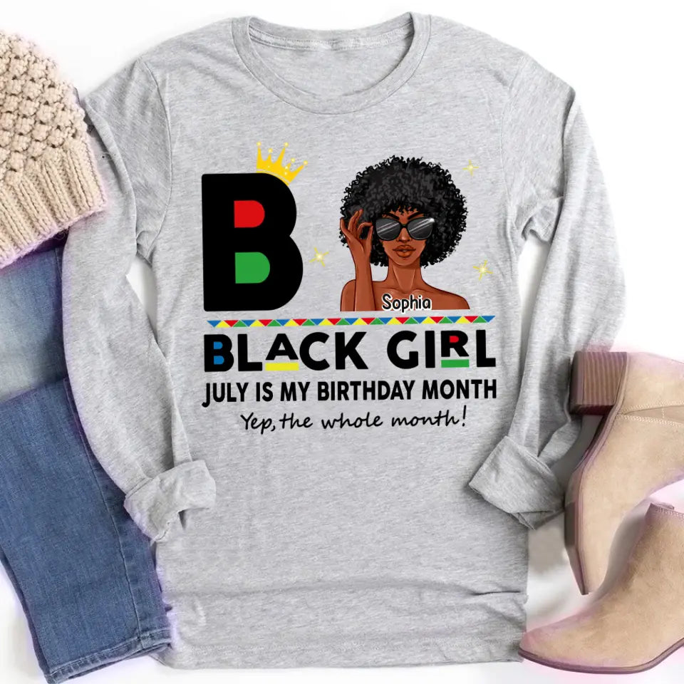 July Birthday Shirt, Custom Birthday Shirt, Queens Are Born In July, July Birthday Shirts For Woman, July Birthday Gifts