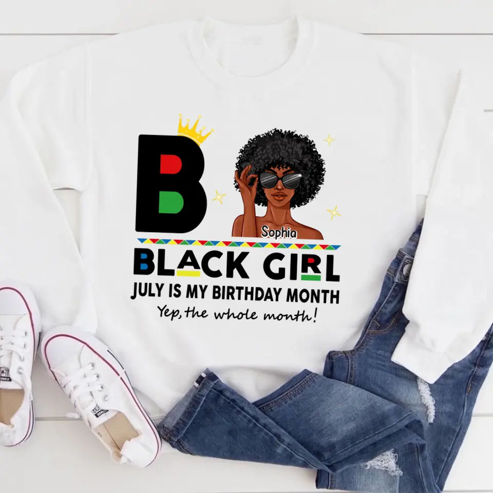 July Birthday Shirt, Custom Birthday Shirt, Queens Are Born In July, July Birthday Shirts For Woman, July Birthday Gifts