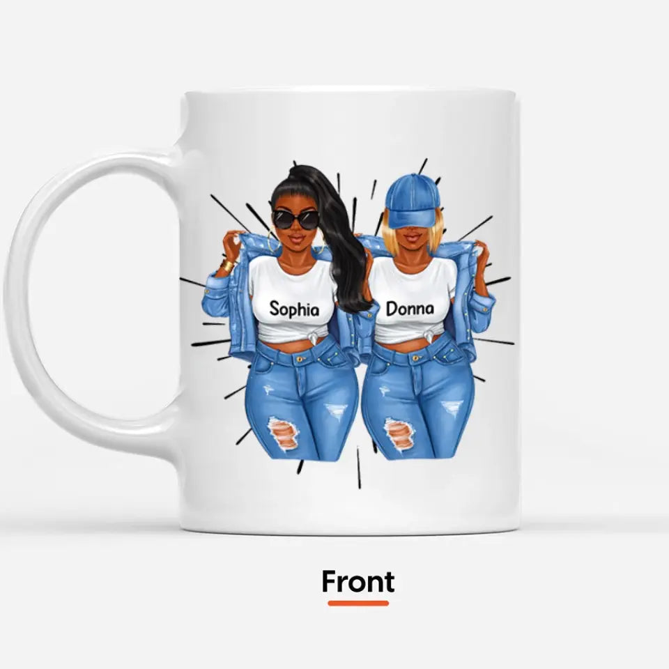 Personalized Gift for Besties, Custom Mugs for Sisters, Birthday, Loving, Funny Gift For Sisters, Sistas, Besties, Soul Sisters