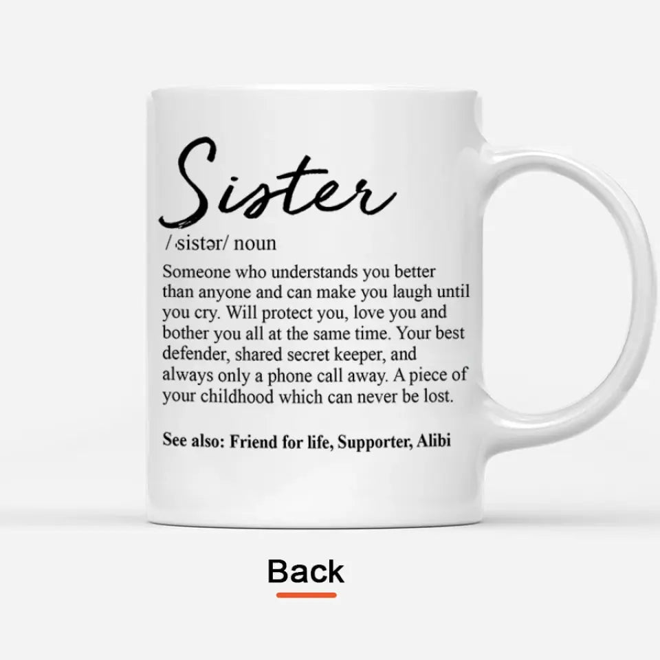 Personalized Gift for Besties, Custom Mugs for Sisters, Birthday, Loving, Funny Gift For Sisters, Sistas, Besties, Soul Sisters