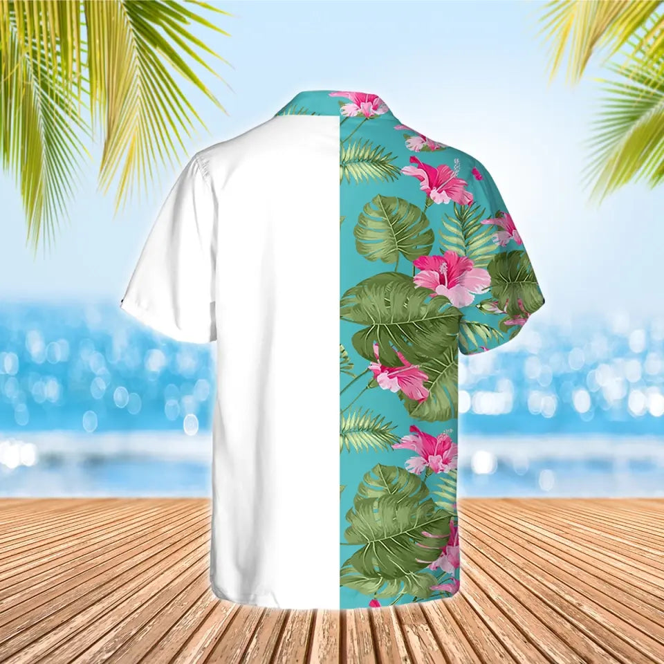 Personalized Hawaii Shirt, 50th Birthday Gift, Hawaii Lover Turning 50 , Gifts For Men Turning 50