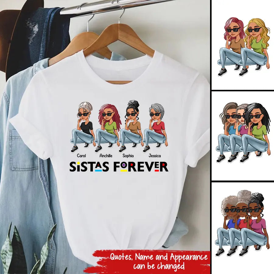 Personalized T Shirt, Sister Shirt, Gifts For Best Friends, Best Friend Shirts, Big Sister Shirt, Friend Shirt, Friends T Shirt Women