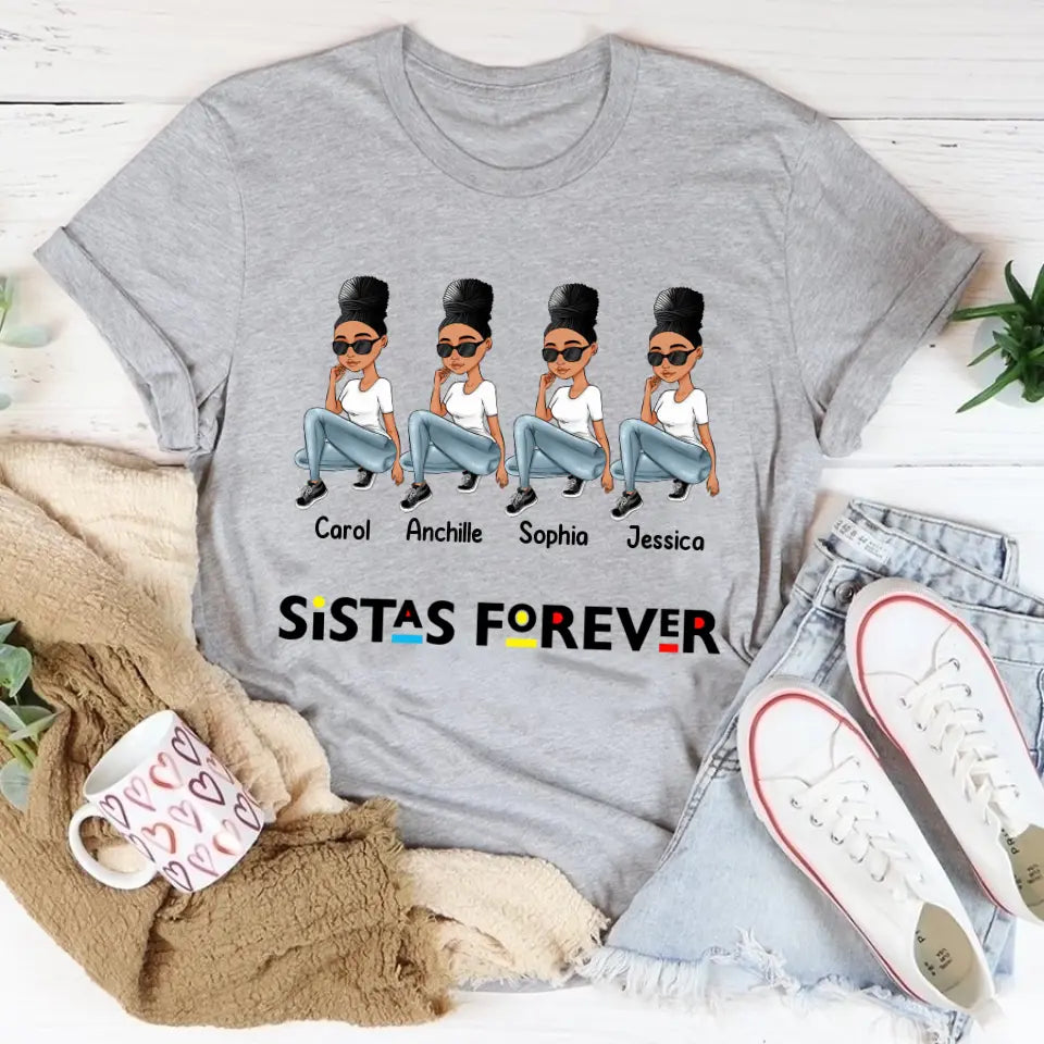 Personalized T Shirt, Sister Shirt, Gifts For Best Friends, Best Friend Shirts, Big Sister Shirt, Friend Shirt, Friends T Shirt Women