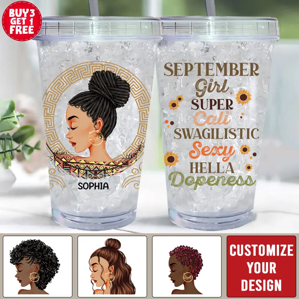 Personalized Tumblers, Birthday Tumbler, Famous Birthdays In September, September Birthday Gifts For Her