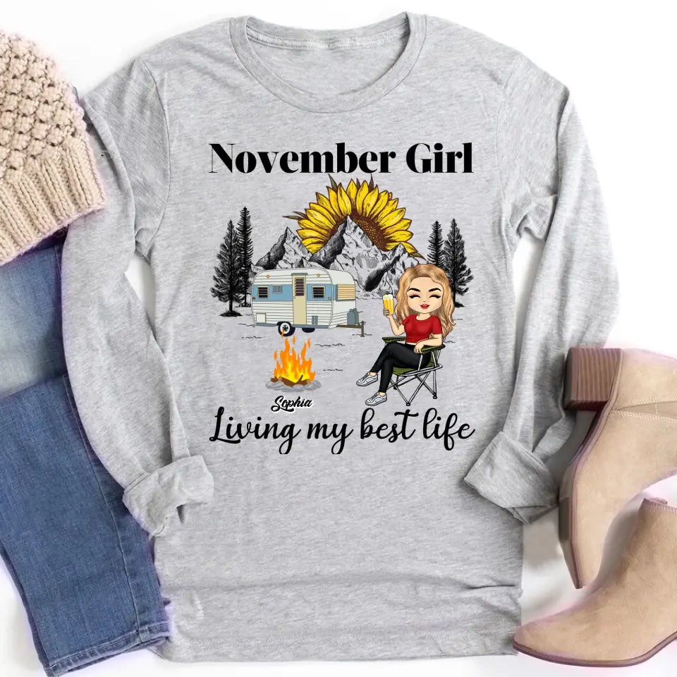 November Birthday Shirt, Custom Birthday Shirt, Queens Are Born In November, November Birthday Shirts For Woman, November Birthday Gifts
