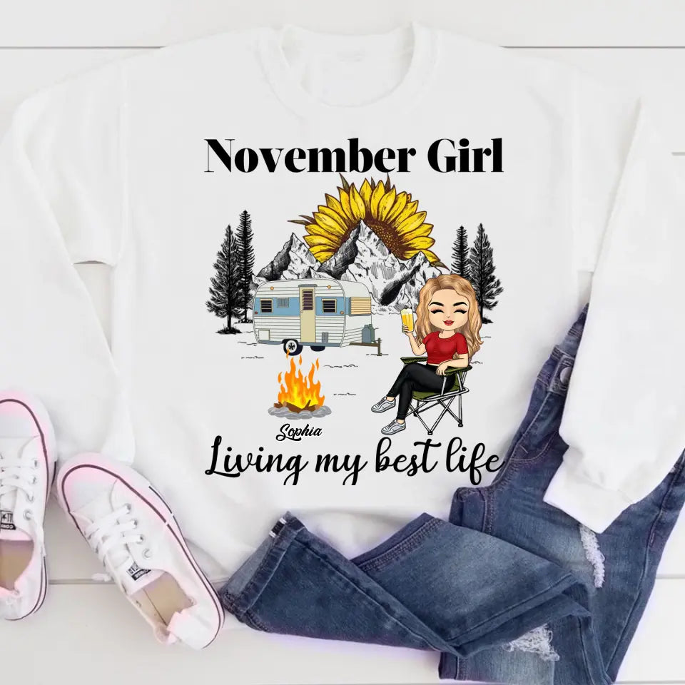 November Birthday Shirt, Custom Birthday Shirt, Queens Are Born In November, November Birthday Shirts For Woman, November Birthday Gifts