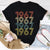 Chapter 55, Fabulous Since 1967 55th Birthday Unique T Shirt For Woman, Her Gifts For 55 Years Old , Turning 55 Birthday Cotton Shirt