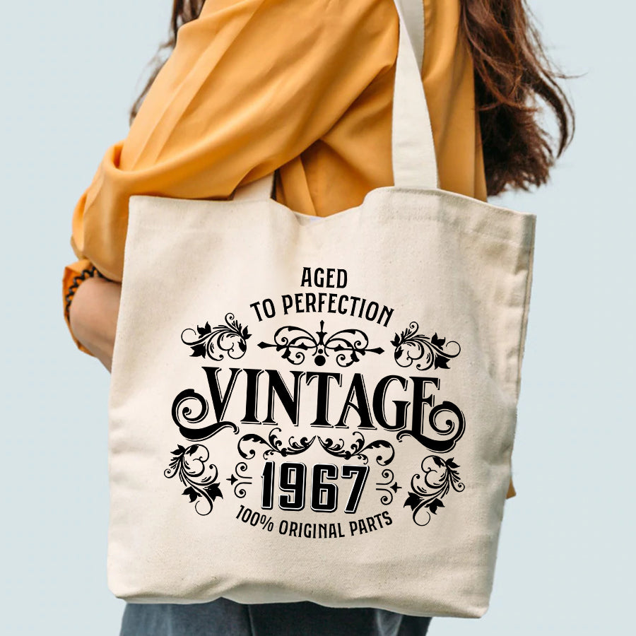 55th Birthday, Fabulous Since 1967 Turning 55 Birthday, Gifts For Women Turning 55, 55 And Fabulous Tote Bag - Birthday Gift For Her, Girl, Woman