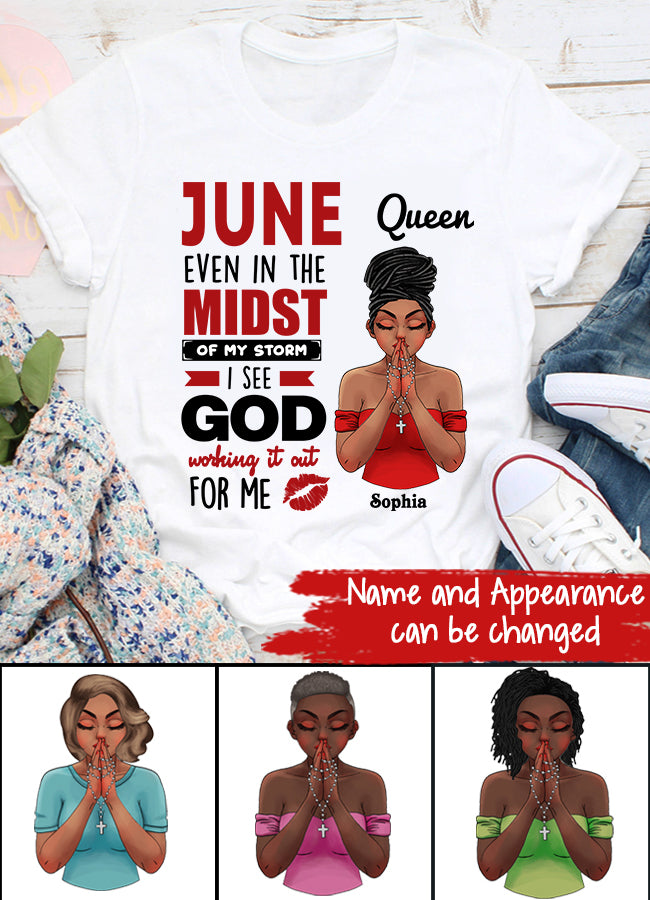 June Birthday Shirt, Custom Birthday Shirt, Queens Born In June, June Birthday Shirts For Woman, June Birthday Gifts