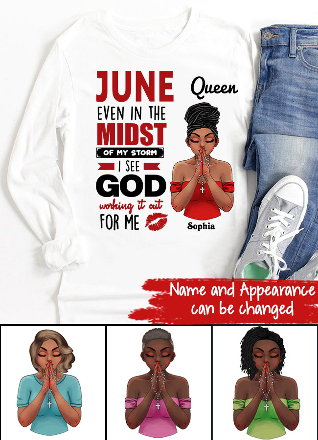 June Birthday Shirt, Custom Birthday Shirt, Queens Born In June, June Birthday Shirts For Woman, June Birthday Gifts