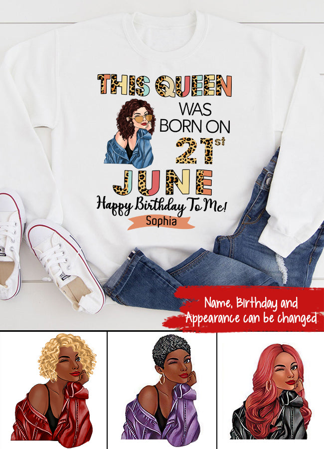 June Birthday Shirt, Custom Birthday Shirt, Queens Born In June, June Birthday Gifts, June shirts for Woman