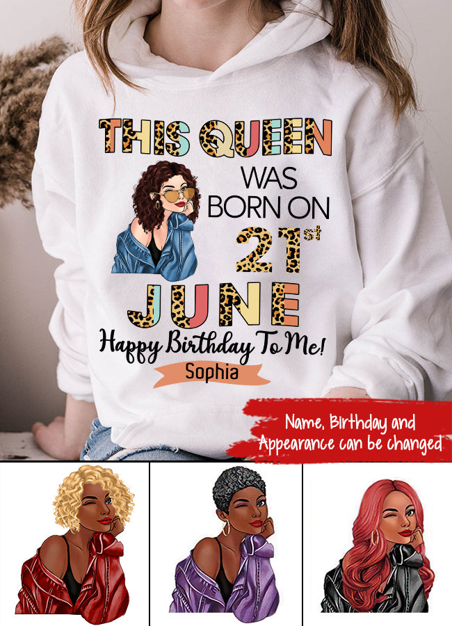 June Birthday Shirt, Custom Birthday Shirt, Queens Born In June, June Birthday Gifts, June shirts for Woman