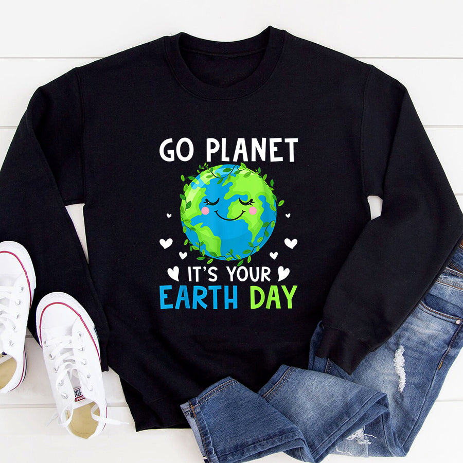 Earth Day Everyday Shirt Earth Day 2022 Go Planet It's Your Earth Day T-Shirt Save The Planet Shirts
