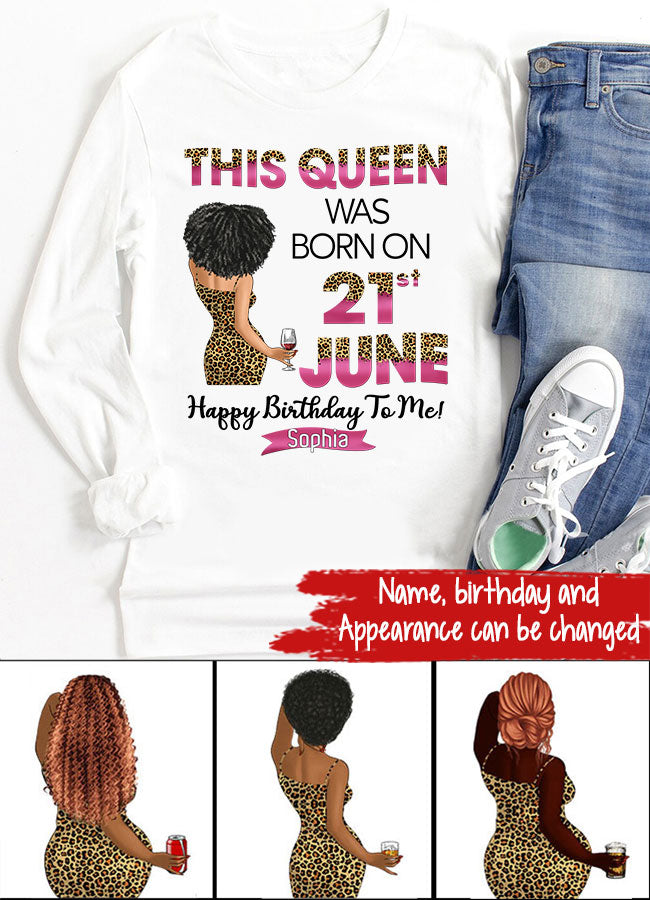 June Birthday Shirt, Custom Birthday Shirt, Queens Are Born In June, June Birthday Shirts For Woman, June Birthday Gifts