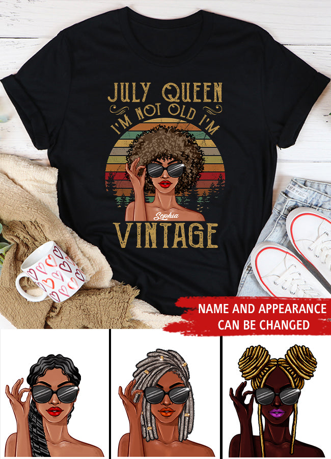 July Birthday Shirt, Custom Birthday Shirt, Queens Born In July, July Birthday Shirts For Woman, July Birthday Gifts
