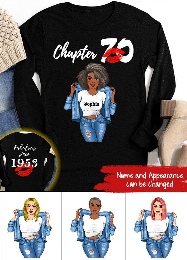 Personalized 70th birthday gifts ideas 70th birthday shirt for her back in 1953 turning 70 shirts 70 birthday t shirts for woman