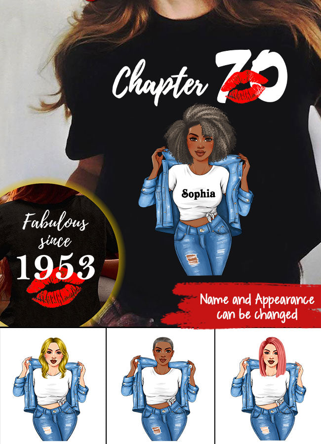 Personalized 70th birthday gifts ideas 70th birthday shirt for her back in 1953 turning 70 shirts 70 birthday t shirts for woman