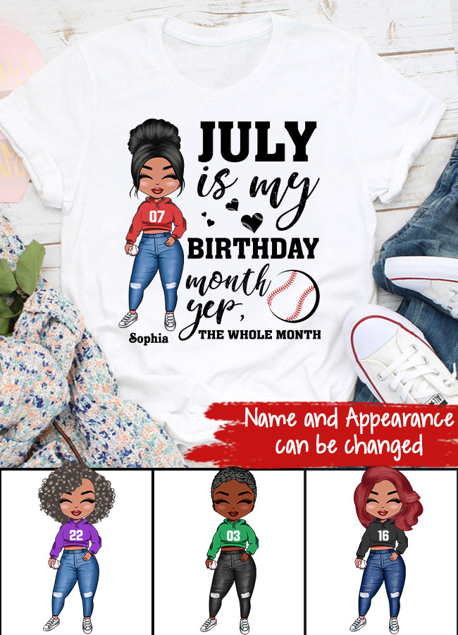 July Birthday Shirt, Custom Birthday Shirt, Queens Born In July, July Birthday Shirts For Woman, July Birthday Gifts