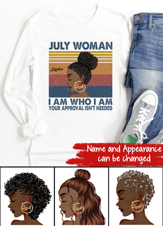 July Birthday Shirt, Custom Birthday Shirt, Queens Born In July, July Birthday Gifts, July Shirts For Woman