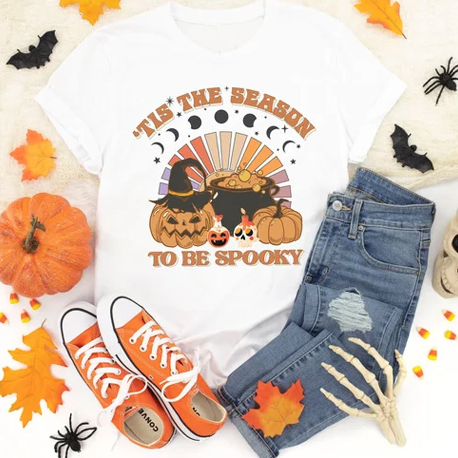 Witch Halloween shirts, Funny Halloween Shirt, Skeleton Hands Shirt, Pumpkin Lover gift for women, Halloween Gift
