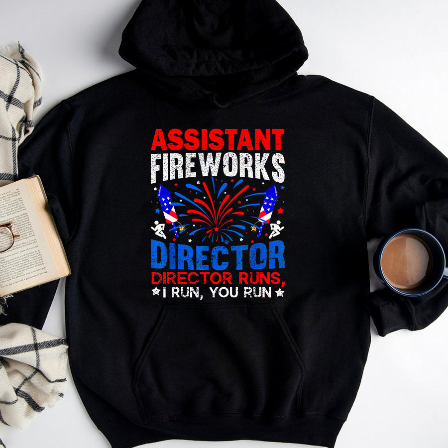 Independence Day Shirt Assistant Fireworks Director USA Independence Day July 4th T-Shirt