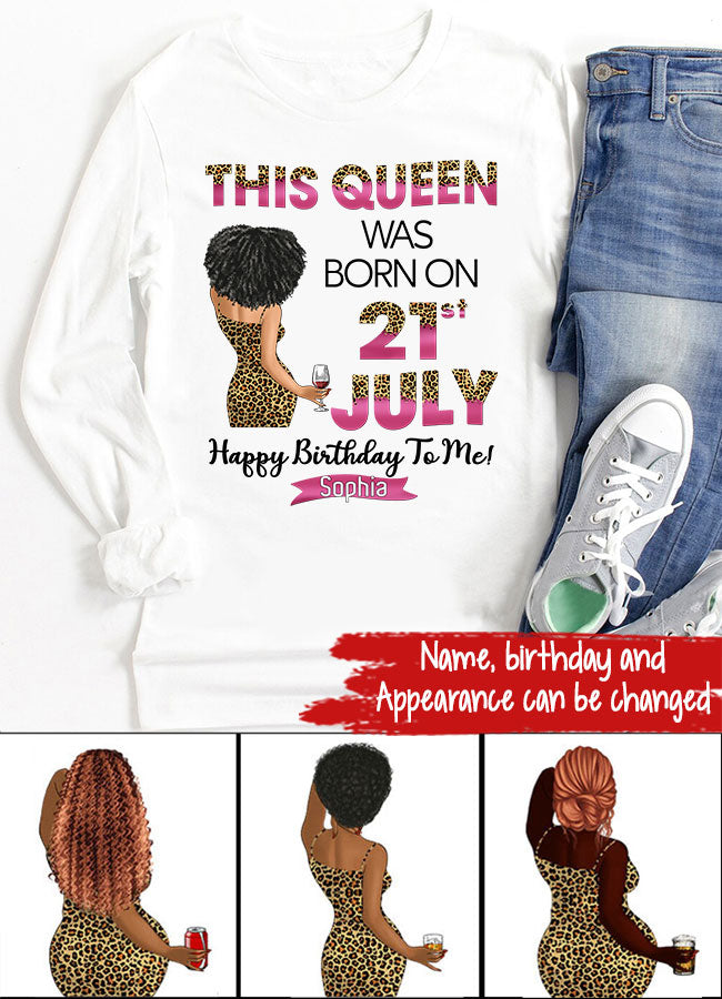 July Birthday Shirt, Custom Birthday Shirt, Queens Are Born In July, July Birthday Shirts For Woman, July Birthday Gifts