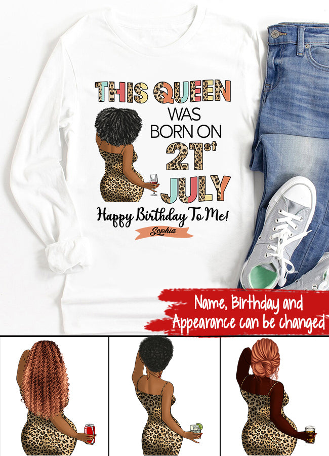 July Birthday Shirt, Custom Birthday Shirt, Queens Born In July, July Birthday Shirts For Woman, July Birthday Gifts, July Is My Birthday Month, Yep The Whole Month