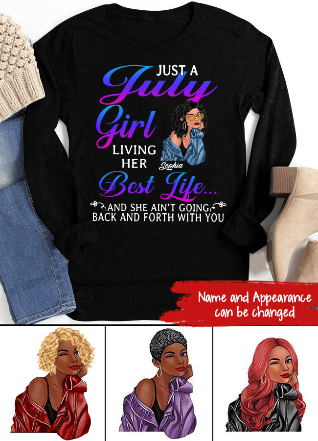 July Birthday Shirt, Custom Birthday Shirt, Queens Born In July, July Birthday Shirts For Woman, July Birthday Gifts