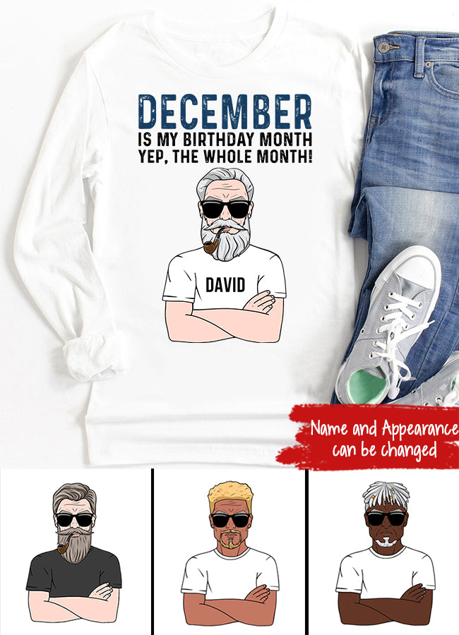 Legends are born in December, birthday gifts for him, custom birthday shirt, december shirt for him, December is my birthday month