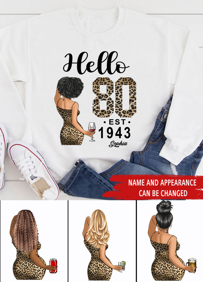 80th Birthday Shirts, Custom Birthday Shirts, Turning 80 Shirt, Gifts For Women Turning 80, 80 And Fabulous Shirt, 1943 Shirt, 80th Birthday Shirts For Her