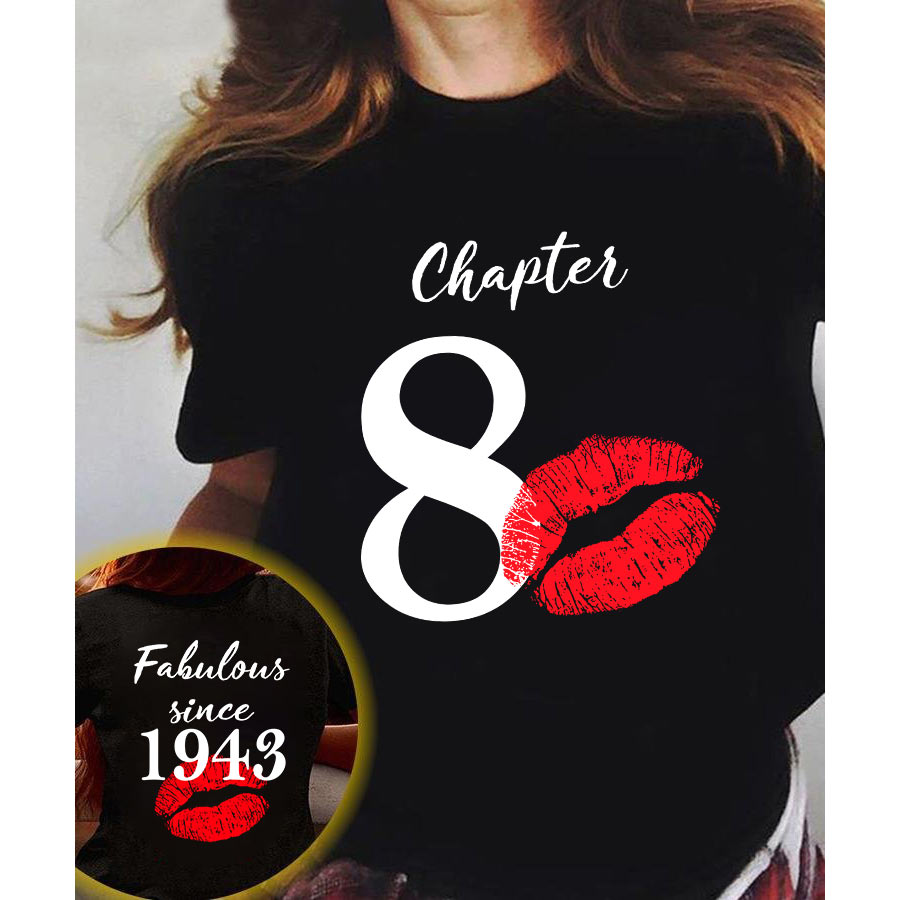 80th Birthday Gifts Ideas 80th Birthday Shirt For Her Back In 1973 Turning 80 Shirts 80th Birthday T Shirts For Woman