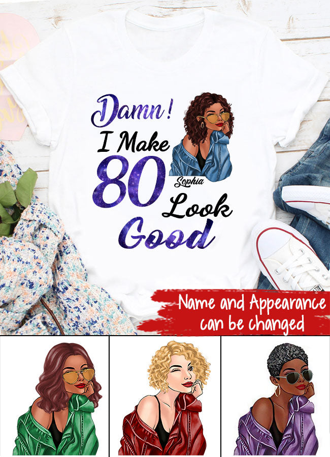 Chapter 80th, Fabulous Since 1943 80th Birthday Unique T Shirt For Woman, Her Gifts For 80 Years Old , Turning 80 Birthday Cotton Shirt