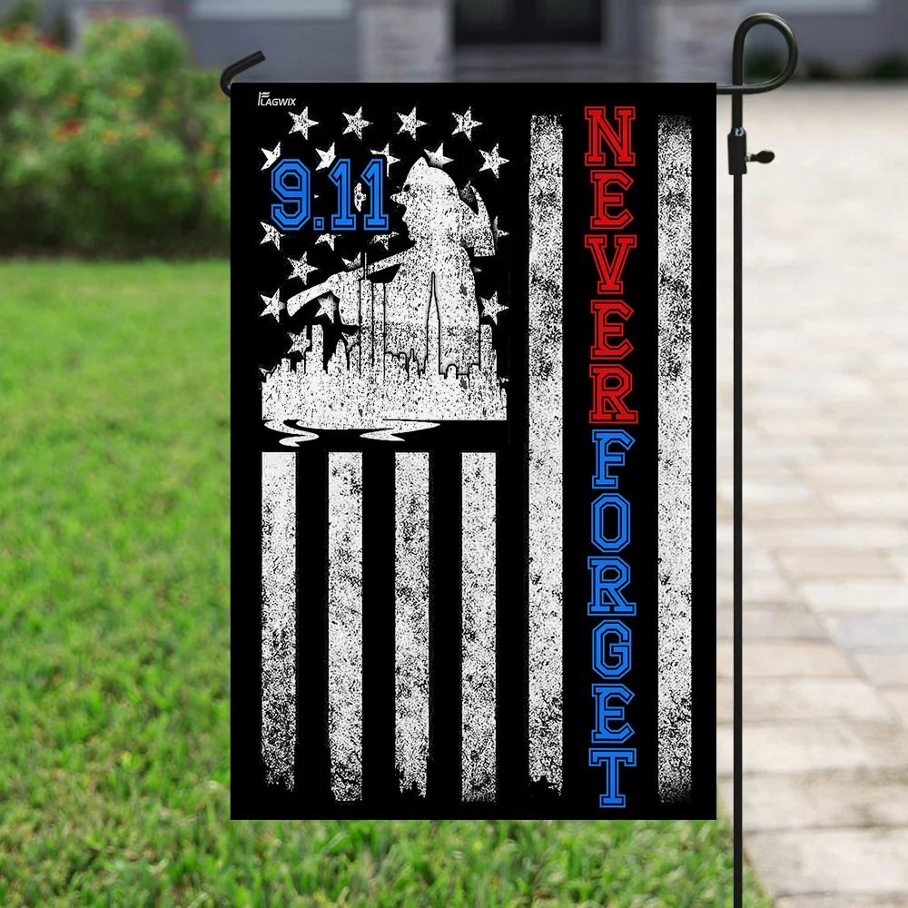 9 11 Never Forget Flag Patriot Day American Flag