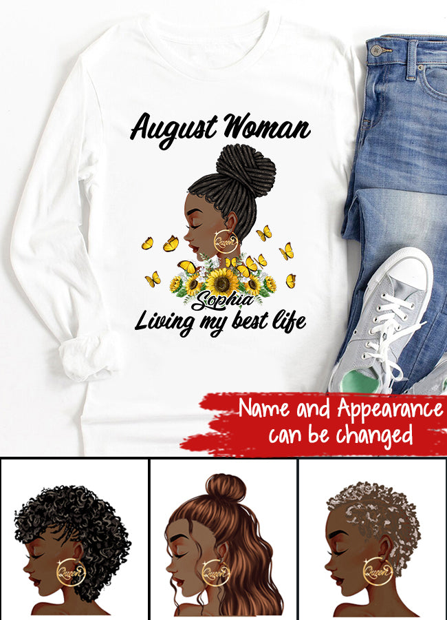 August Birthday Shirt, Custom Birthday Shirt, Queens Born In August, August Birthday Shirts For Woman, August Birthday Gifts
